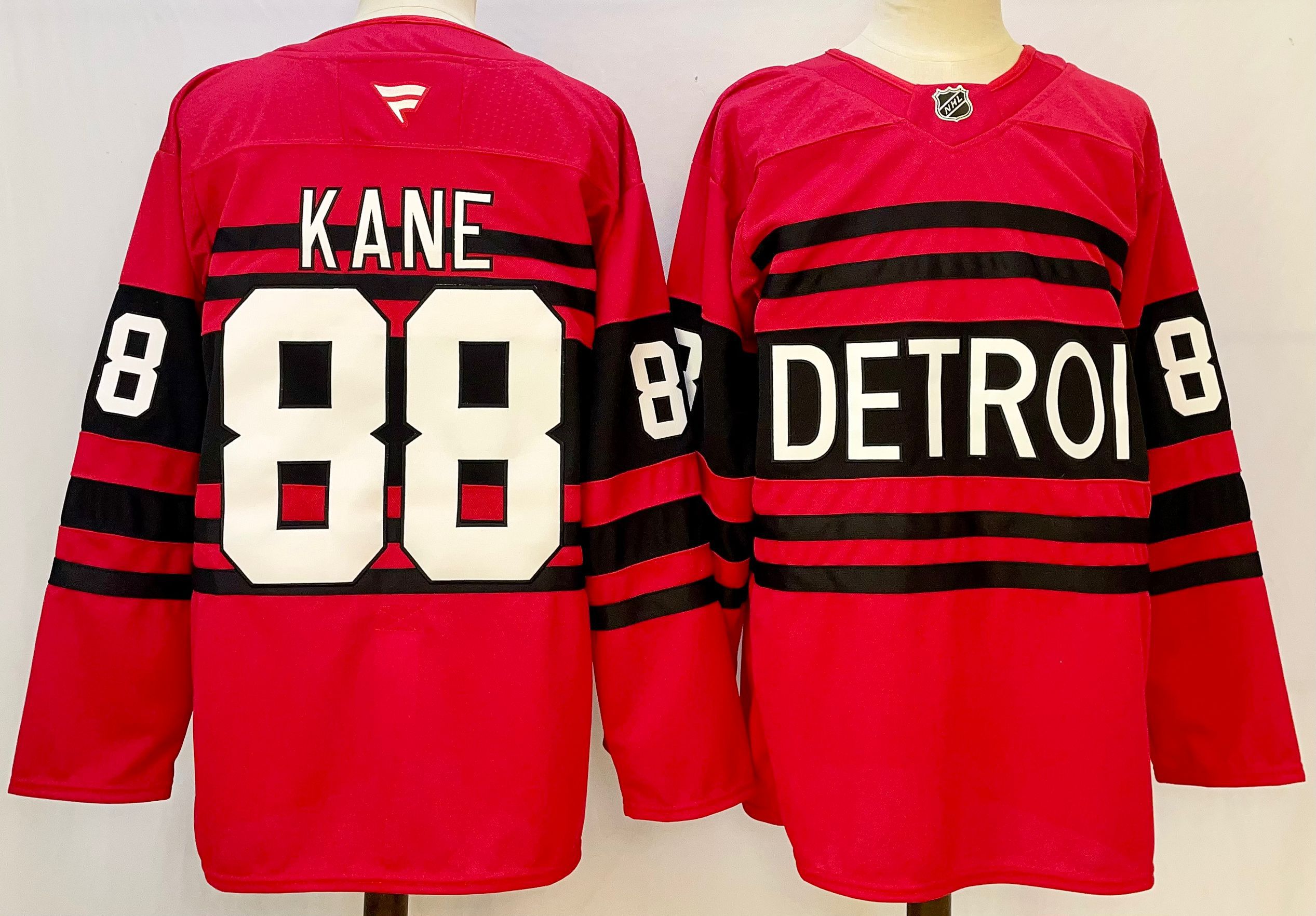 Men Detroit Red Wings #88 Kane Red 2025 Home Premier Player NHL Jersey style 1->detroit red wings->NHL Jersey